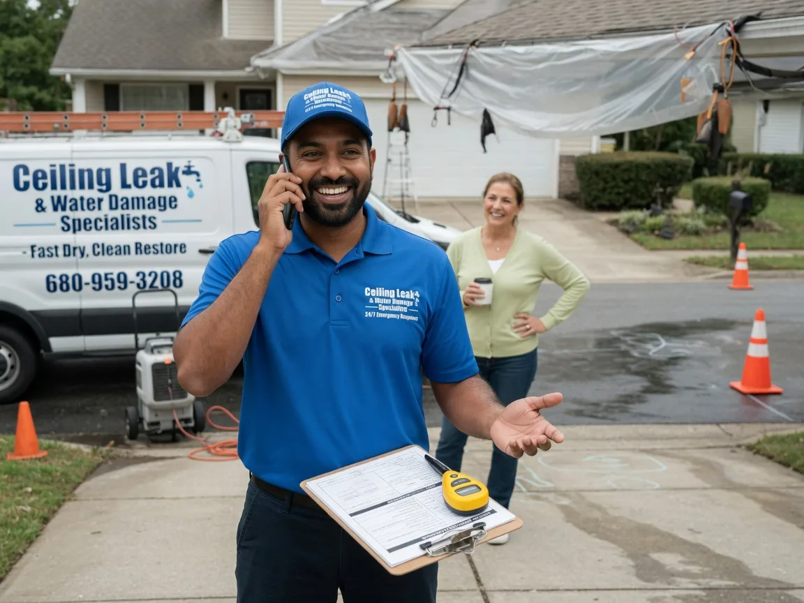 Ceiling Leak Cleanup Keller, TX FAQs